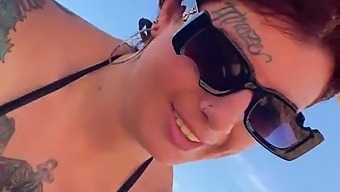 Public Beach Oral Pleasure With A Stranger