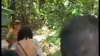 Group Sex On A Beach After Hiking