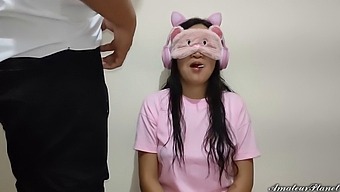 Tricking An Innocent Girl To Suck On My Cock
