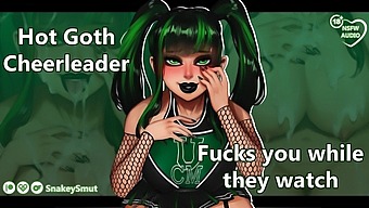 Rough Sex With A Sultry Goth Cheerleader In A Thrilling Video